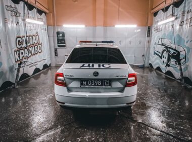 Skoda Octavia ДПС на мойке Wave-s